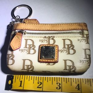 Dooney & Bourke Vtg 1975 Keychain coin purse